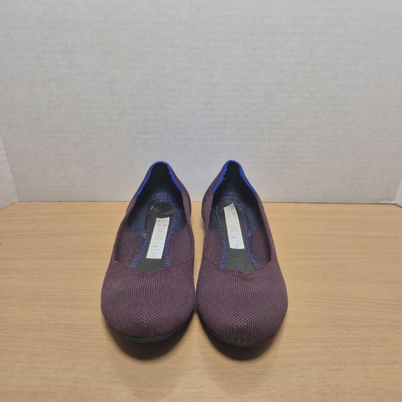 Rothy’s RETIRED Port Wine Round Toe Flats Washable Shoes US 7 - Picture 2 of 7